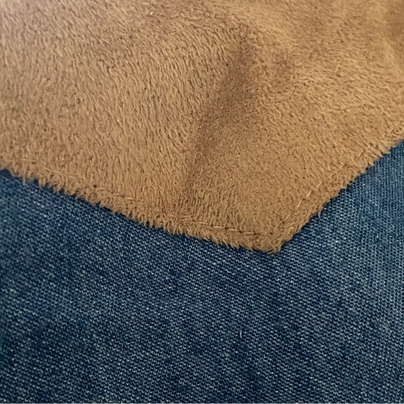 2000s Japan lightweight reversible vest (sunny yellow/denim) - Picture 10 of 11